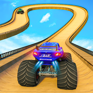نسخه کامل و آخر  Monster Truck Race Car Games برای اندروید